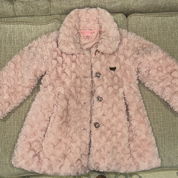 Juicy Couture Other - Juicy Couture Blush Faux Fur Kids Jacket